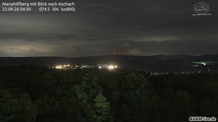 Archiv Foto Webcam Aschach - Mariahilfberg