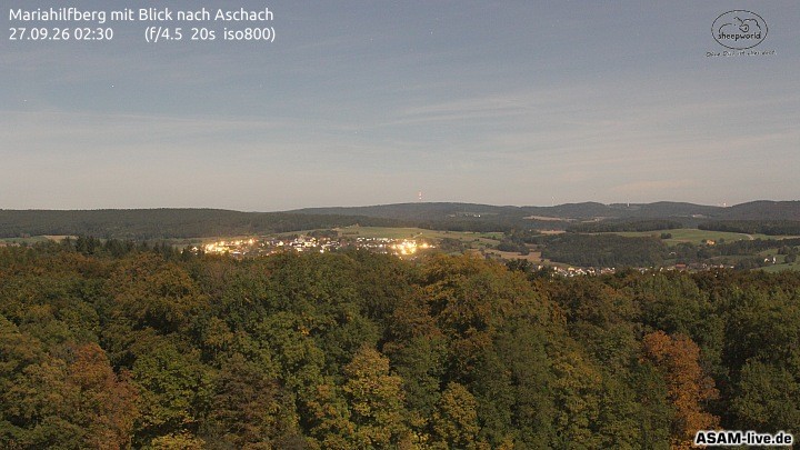 Archiv Foto Webcam Aschach - Mariahilfberg