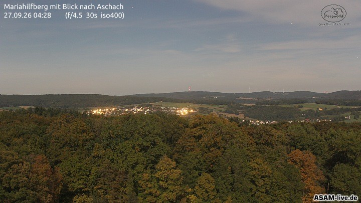 Archiv Foto Webcam Aschach - Mariahilfberg