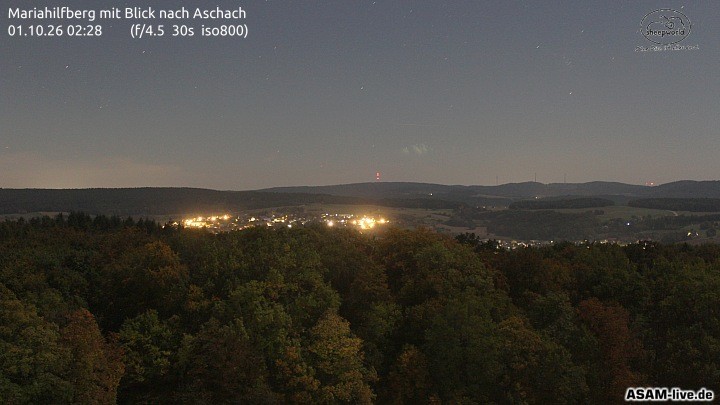 Archiv Foto Webcam Aschach - Mariahilfberg