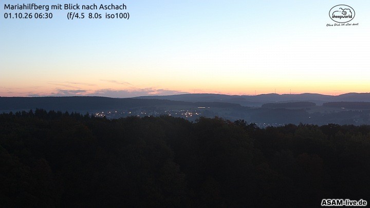 Archiv Foto Webcam Aschach - Mariahilfberg