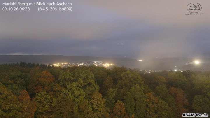 Archiv Foto Webcam Aschach - Mariahilfberg