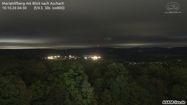 Archived image Webcam Mariahilfberg Mountain Aschach