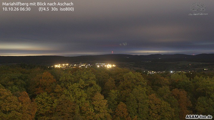 Archived image Webcam Mariahilfberg Mountain Aschach