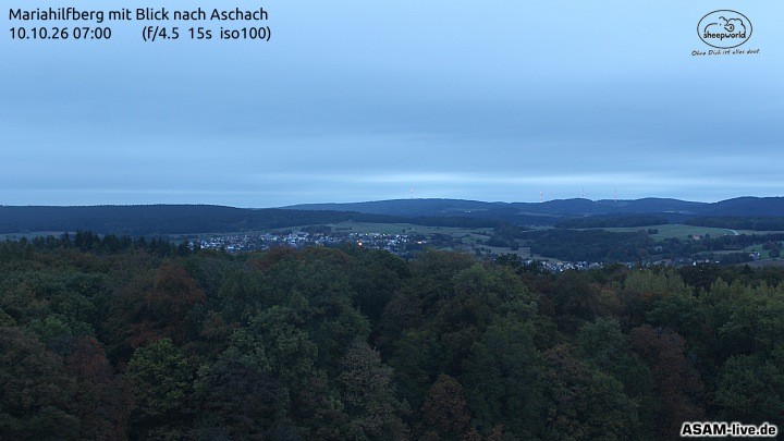 Archived image Webcam Mariahilfberg Mountain Aschach