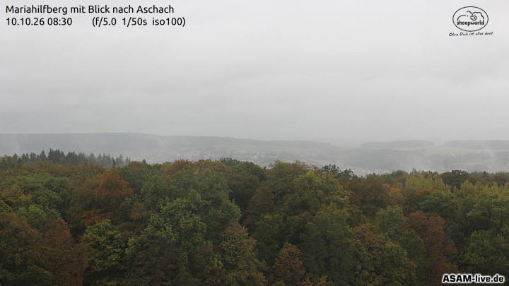 Archived image Webcam Mariahilfberg Mountain Aschach