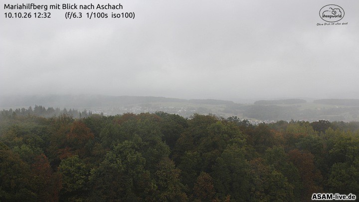 Archived image Webcam Mariahilfberg Mountain Aschach