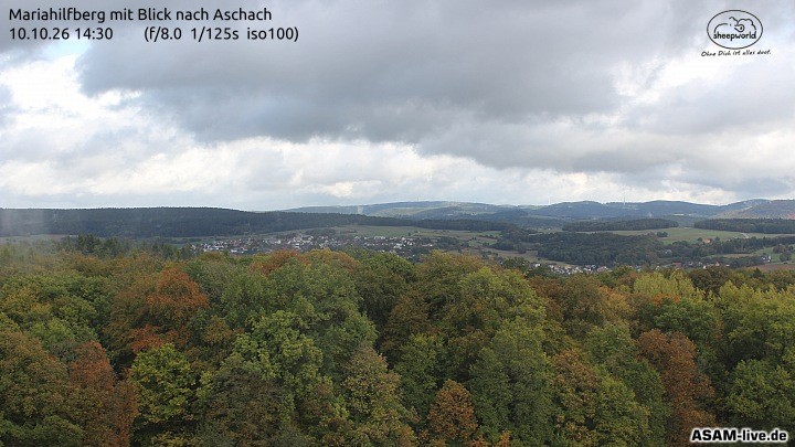 Archived image Webcam Mariahilfberg Mountain Aschach