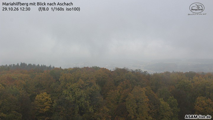 Archiv Foto Webcam Aschach - Mariahilfberg