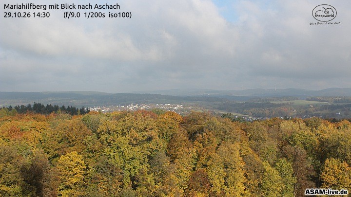 Archiv Foto Webcam Aschach - Mariahilfberg