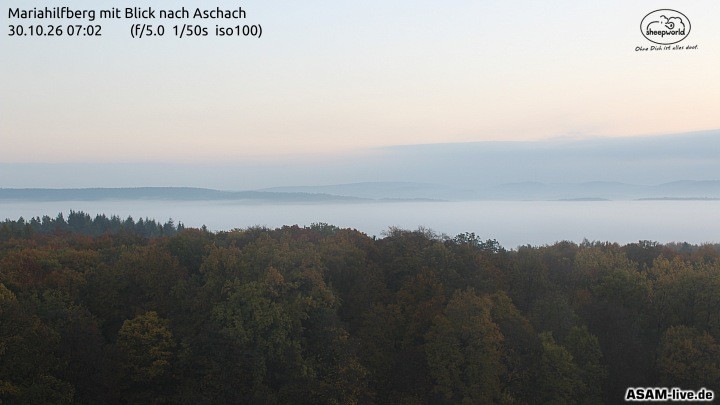 Archiv Foto Webcam Aschach - Mariahilfberg
