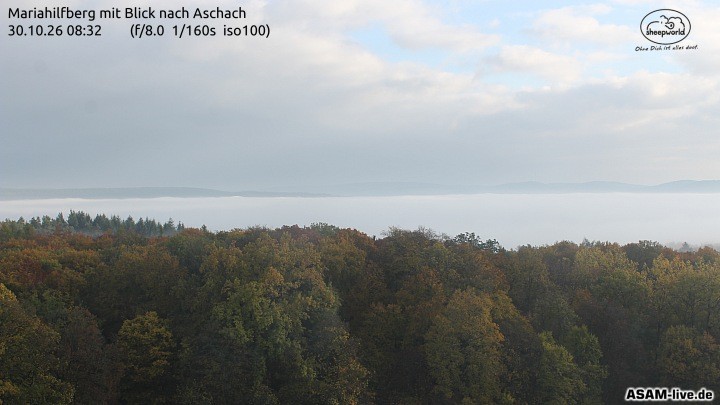 Archiv Foto Webcam Aschach - Mariahilfberg