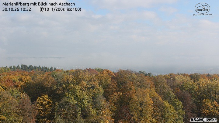 Archiv Foto Webcam Aschach - Mariahilfberg