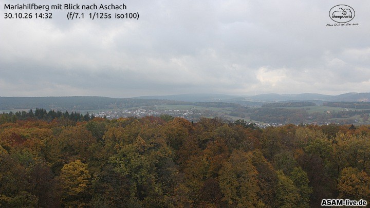 Archiv Foto Webcam Aschach - Mariahilfberg