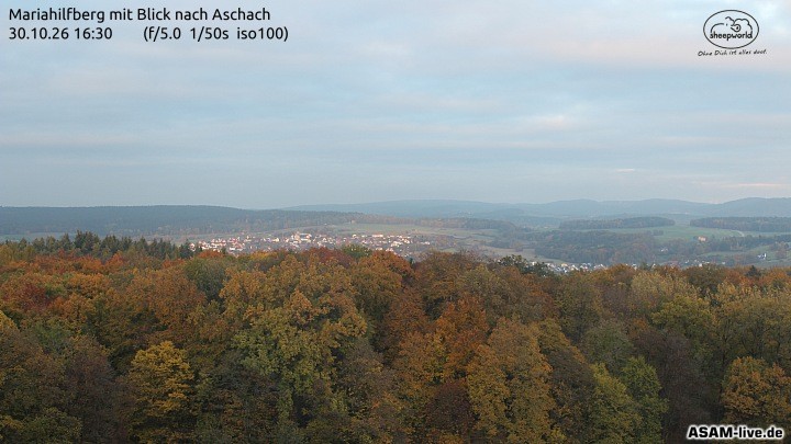 Archiv Foto Webcam Aschach - Mariahilfberg