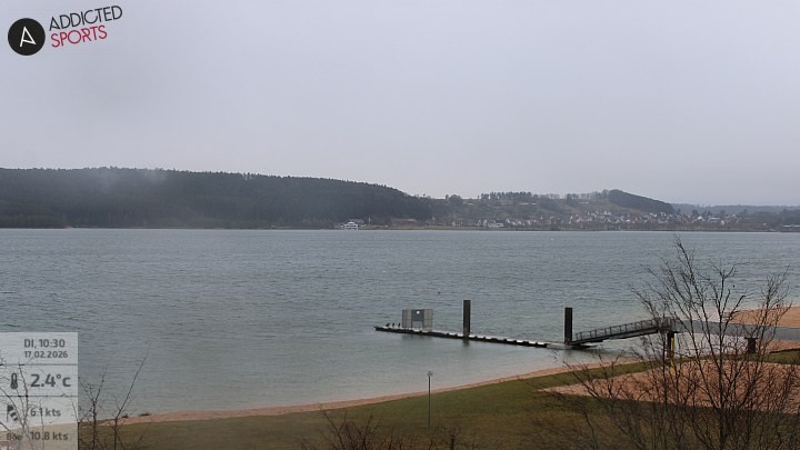 Archiv Foto Webcam Brombachsee - Nordufer Allmannsdorf