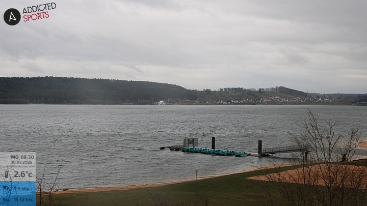 Archiv Foto Webcam Brombachsee - Nordufer Allmannsdorf