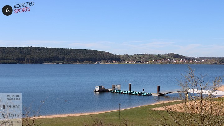 Archiv Foto Webcam Brombachsee - Nordufer Allmannsdorf