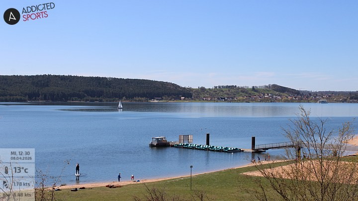 Archiv Foto Webcam Brombachsee - Nordufer Allmannsdorf