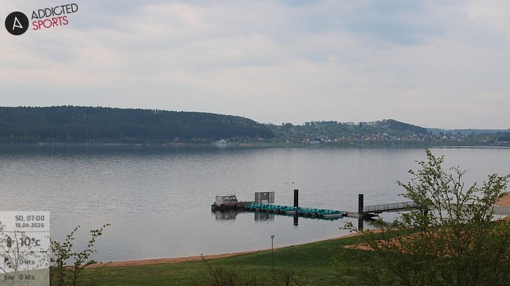 Archived image Webcam Lake Brombachsee