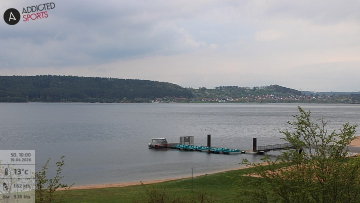 Archived image Webcam Lake Brombachsee