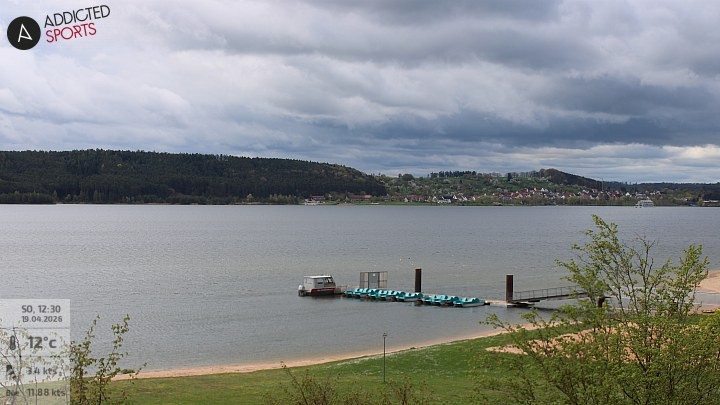 Archived image Webcam Lake Brombachsee