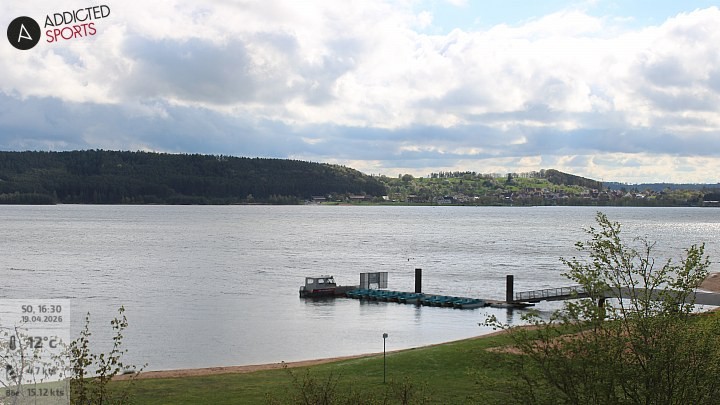 Archived image Webcam Lake Brombachsee