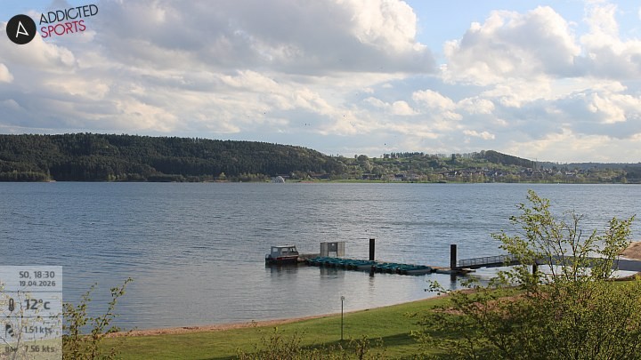 Archived image Webcam Lake Brombachsee