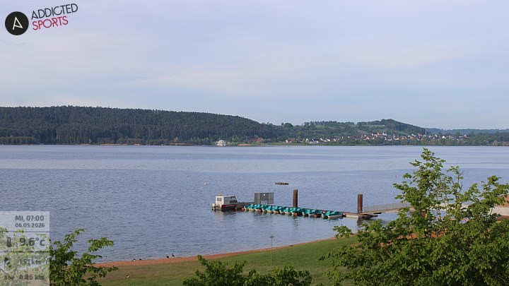 Archiv Foto Webcam Brombachsee - Nordufer Allmannsdorf