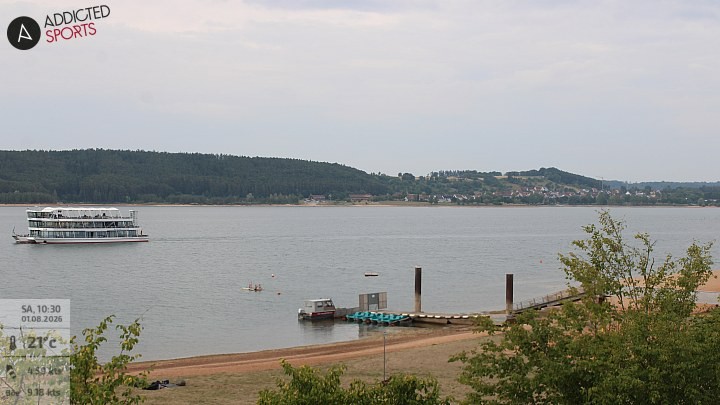 Archiv Foto Webcam Brombachsee - Nordufer Allmannsdorf