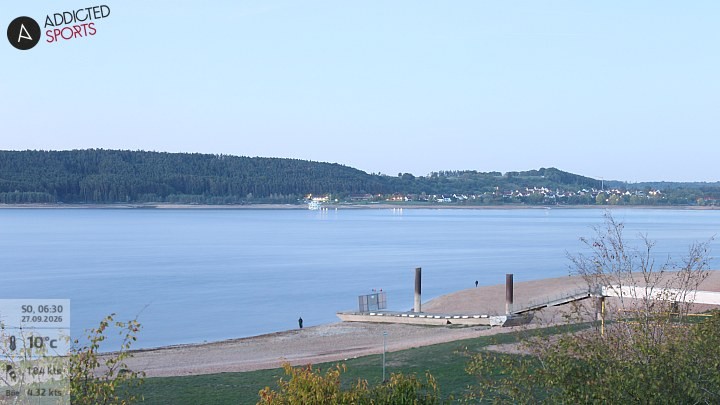 Archiv Foto Webcam Brombachsee - Nordufer Allmannsdorf