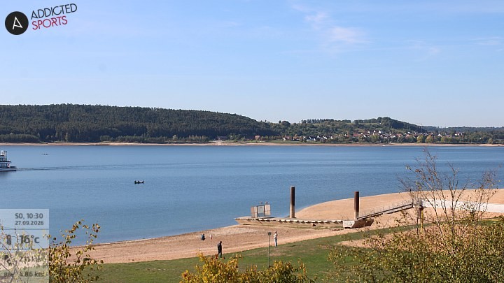 Archiv Foto Webcam Brombachsee - Nordufer Allmannsdorf