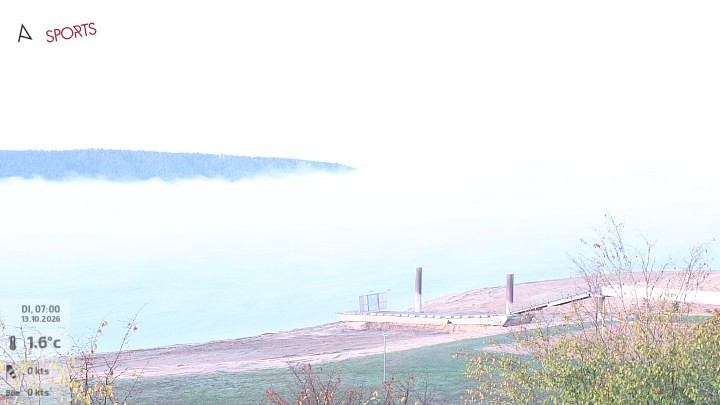 Archiv Foto Webcam Brombachsee - Nordufer Allmannsdorf