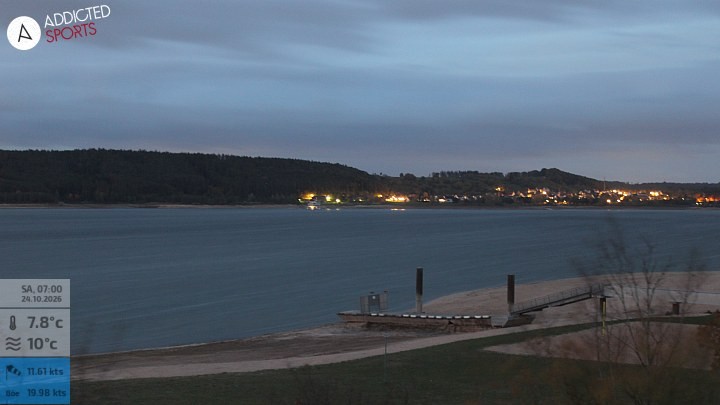 Archiv Foto Webcam Brombachsee - Nordufer Allmannsdorf