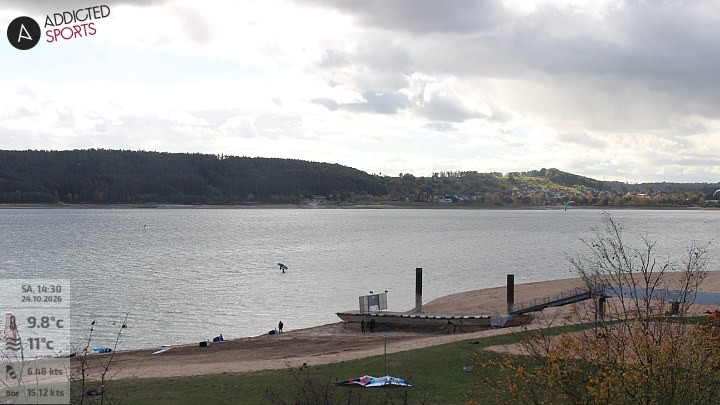 Archiv Foto Webcam Brombachsee - Nordufer Allmannsdorf