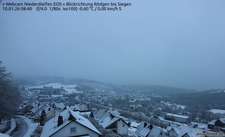 Archived image Webcam Niederdielfen near Siegen