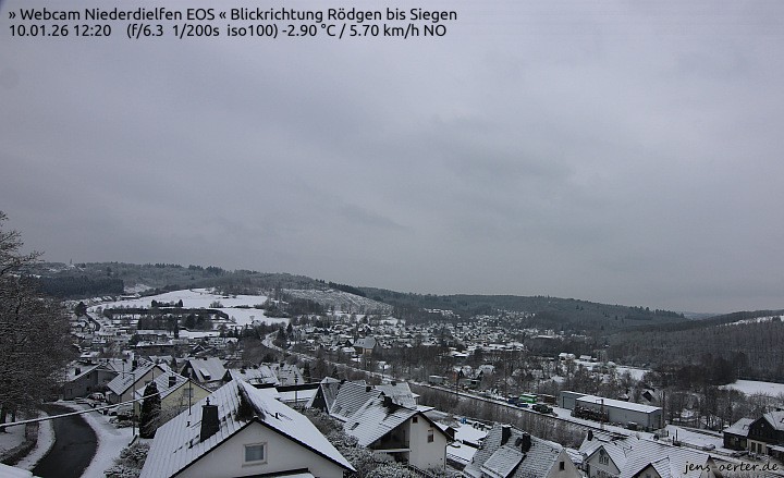 Archived image Webcam Niederdielfen near Siegen