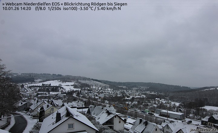 Archived image Webcam Niederdielfen near Siegen