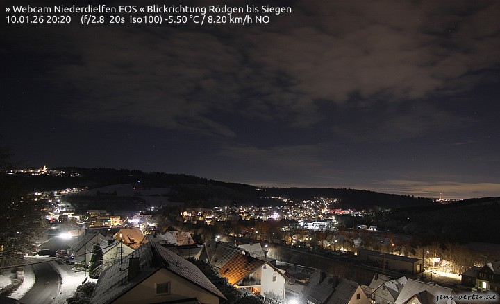 Archived image Webcam Niederdielfen near Siegen