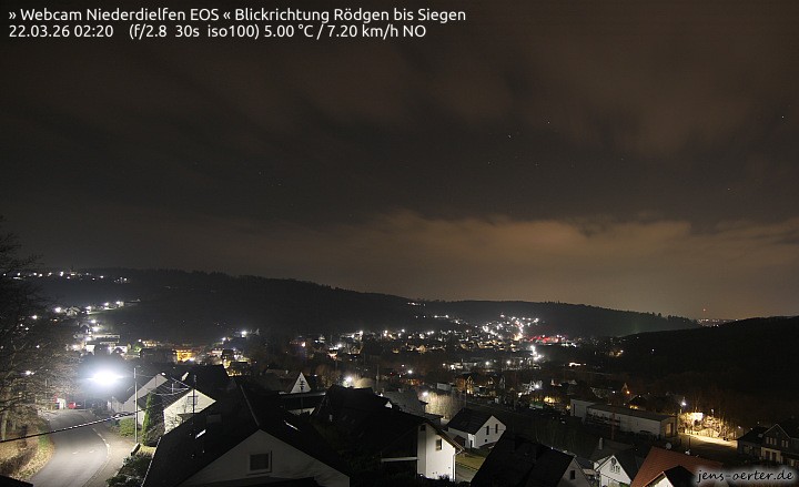 Archived image Webcam Niederdielfen near Siegen