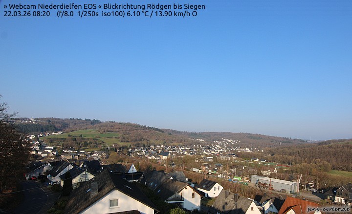 Archived image Webcam Niederdielfen near Siegen
