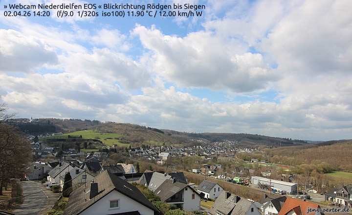 Archiv Foto Webcam Niederdielfen bei Siegen