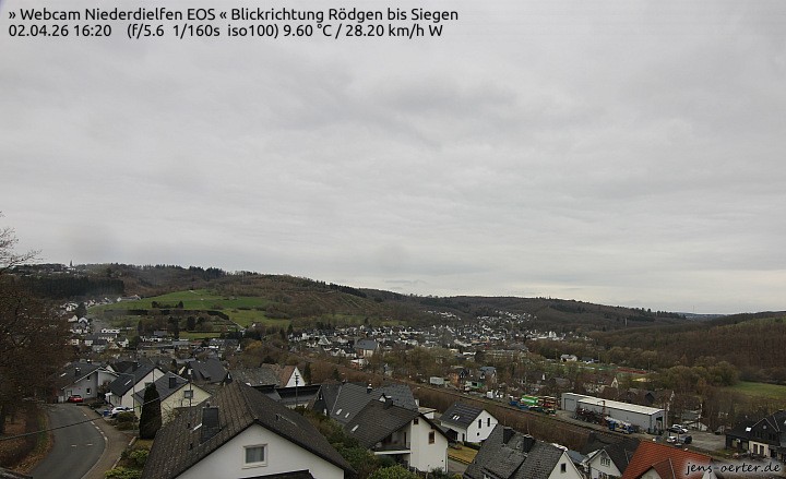 Archiv Foto Webcam Niederdielfen bei Siegen