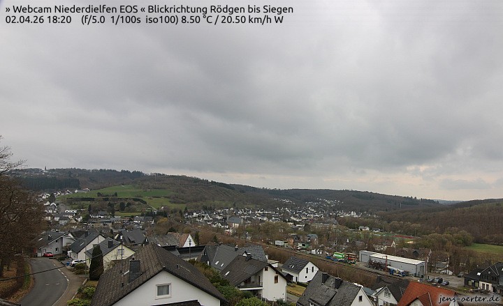 Archiv Foto Webcam Niederdielfen bei Siegen