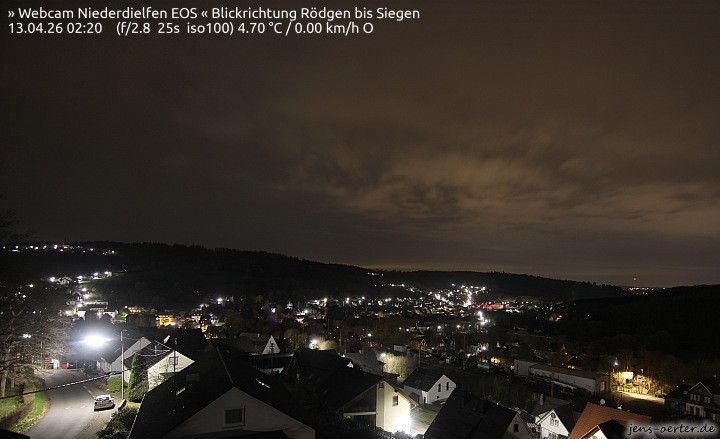 Archived image Webcam Niederdielfen near Siegen