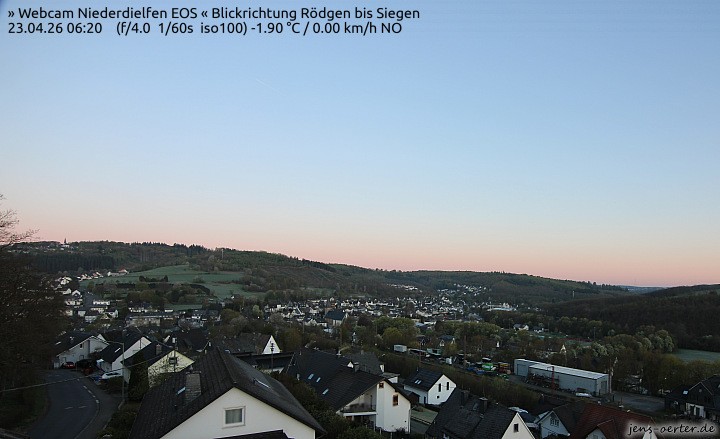 Archiv Foto Webcam Niederdielfen bei Siegen