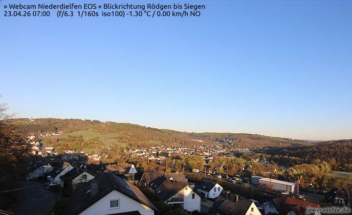Archiv Foto Webcam Niederdielfen bei Siegen