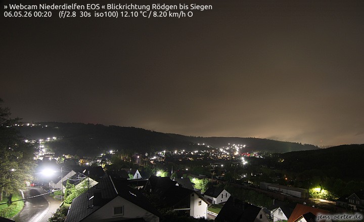 Archived image Webcam Niederdielfen near Siegen