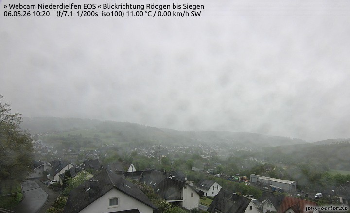 Archived image Webcam Niederdielfen near Siegen