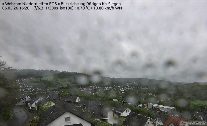 Archived image Webcam Niederdielfen near Siegen